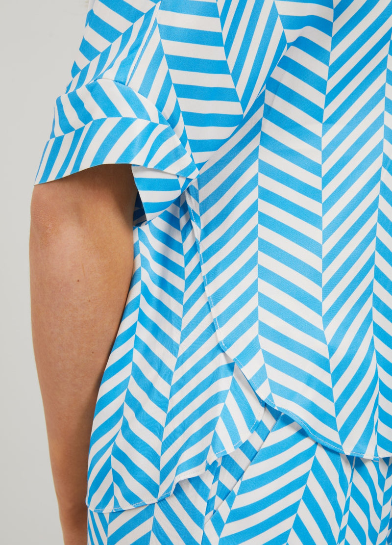 Coster Copenhagen TOP M. HERINGBONE PRINT Shirt/Blouse Heringbone print - 918