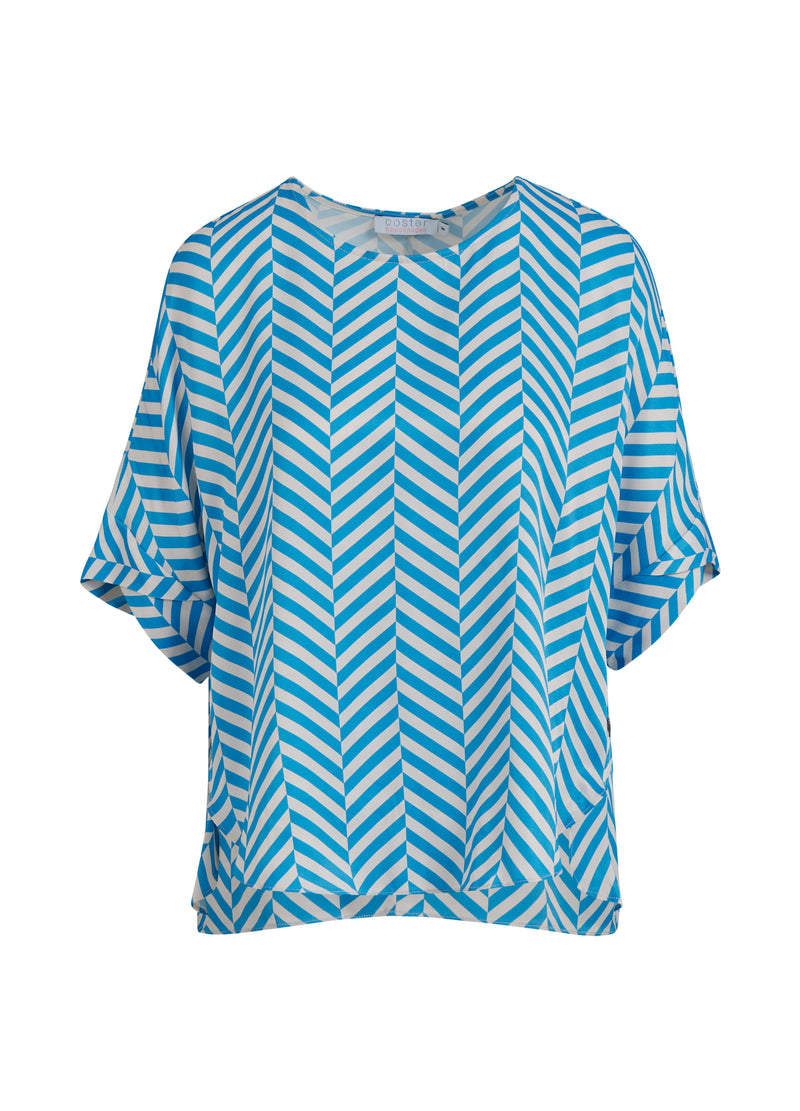 Coster Copenhagen TOP M. HERINGBONE PRINT Shirt/Blouse Heringbone print - 918