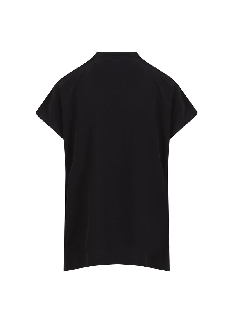 Coster Copenhagen TOP MED STANDKRAVE Shirt/Blouse Black - 100