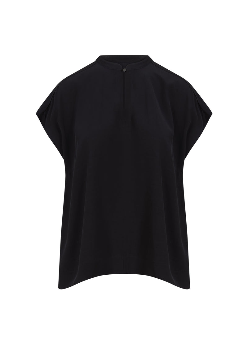 Coster Copenhagen TOP MED STANDKRAVE Shirt/Blouse Black - 100