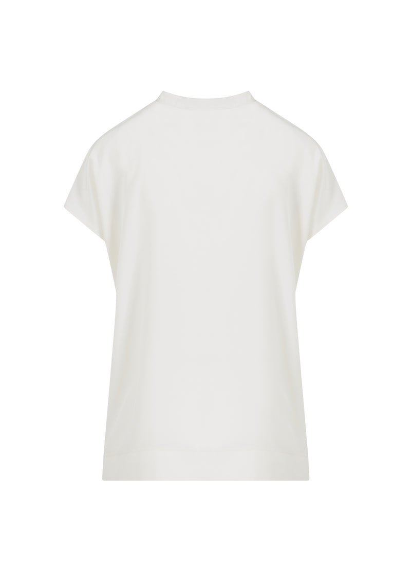 Coster Copenhagen TOP MED STANDKRAVE Shirt/Blouse Off white - 201