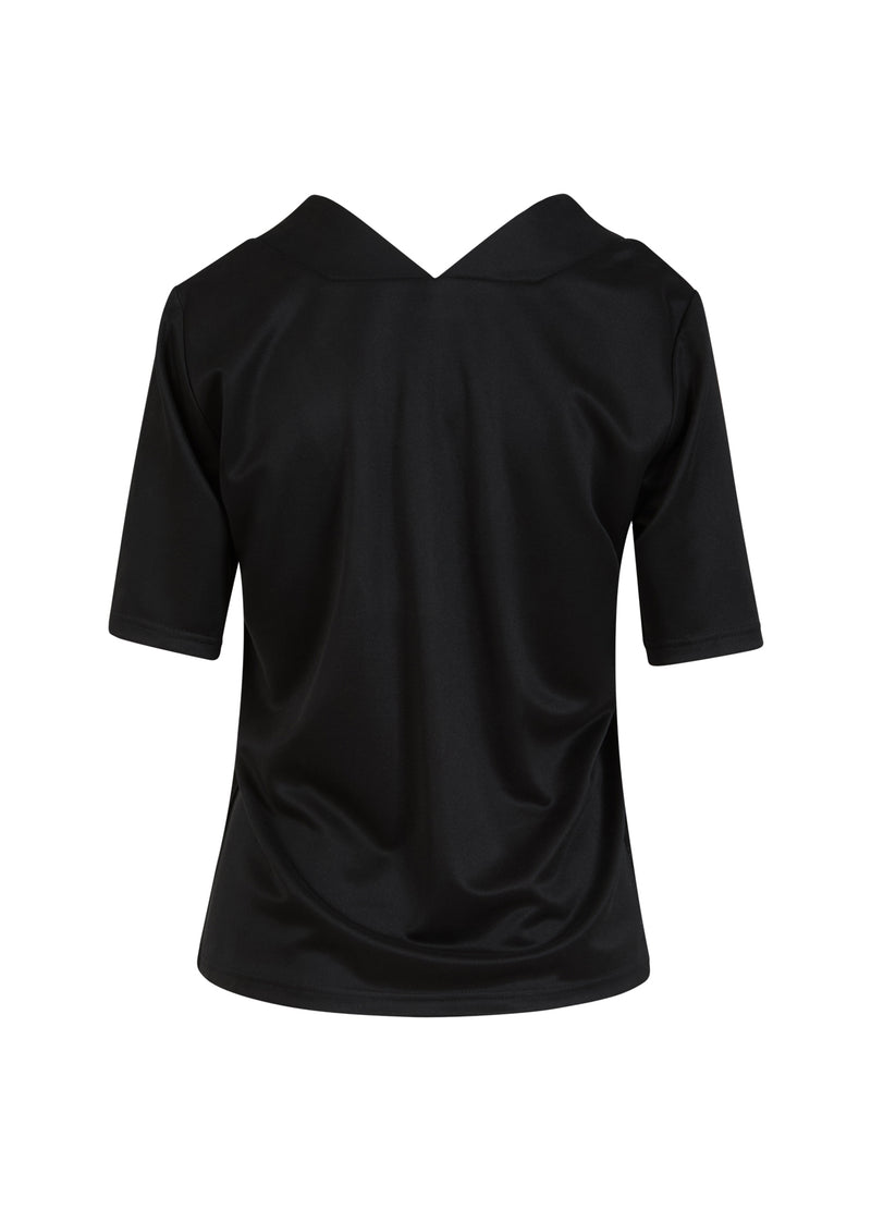 Coster Copenhagen  TOP MED V-HALS KRAVE Shirt/Blouse Black - 100