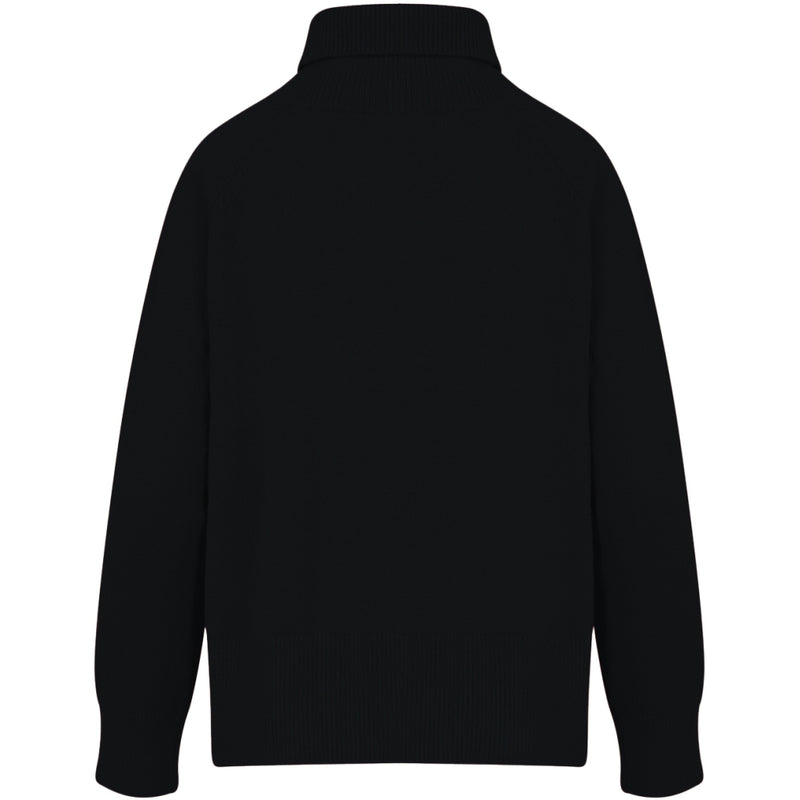 Coster Copenhagen  TRØJE MED HØJ HALS - COMFY KNIT Knitwear Black - 100