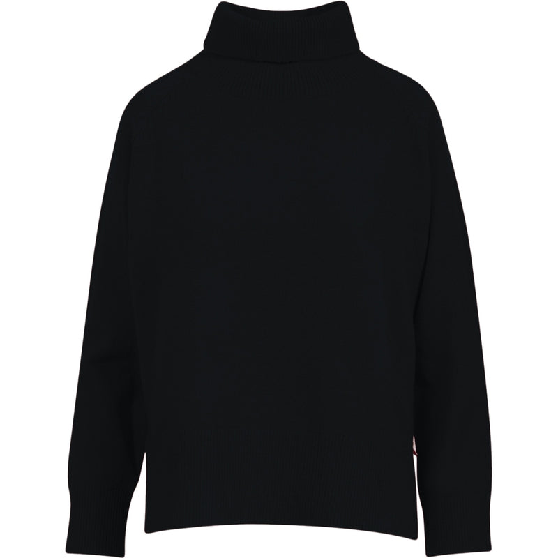 Coster Copenhagen  TRØJE MED HØJ HALS - COMFY KNIT Knitwear Black - 100