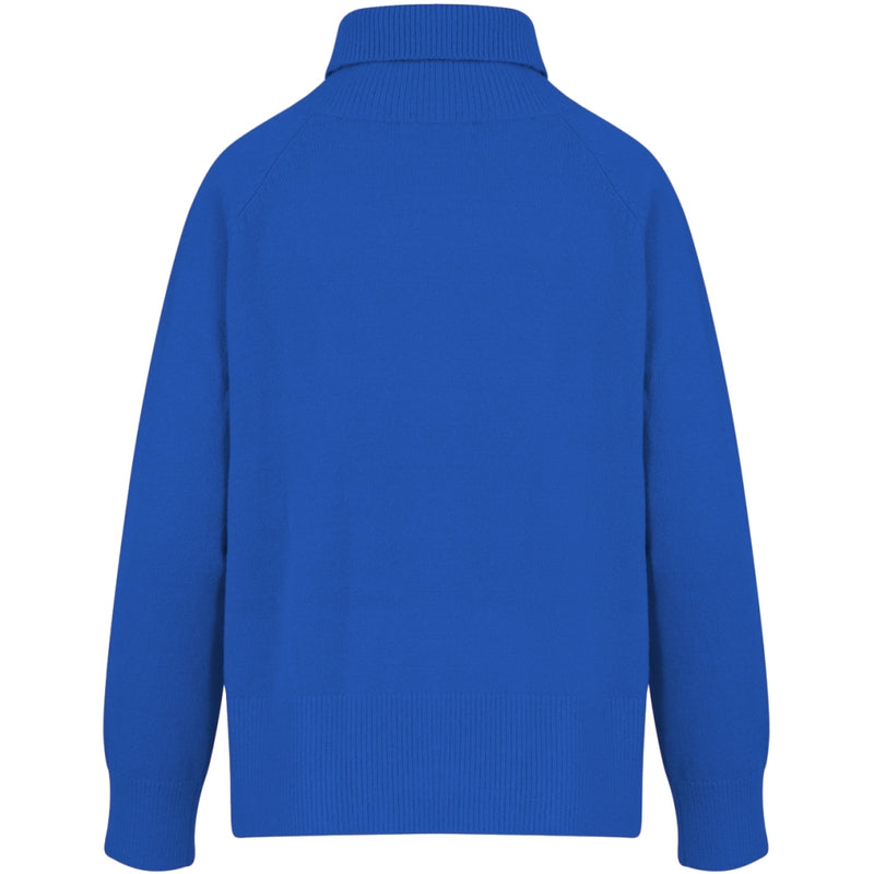 Coster Copenhagen  TRØJE MED HØJ HALS - COMFY KNIT Knitwear Cobalt blue - 590