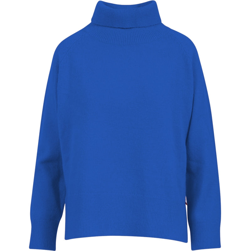 Coster Copenhagen  TRØJE MED HØJ HALS - COMFY KNIT Knitwear Cobalt blue - 590