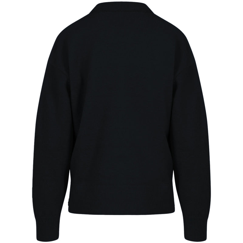 Coster Copenhagen TRØJE MED RUND HALSUDSKÆRING - COMFY KNIT Knitwear Black - 100