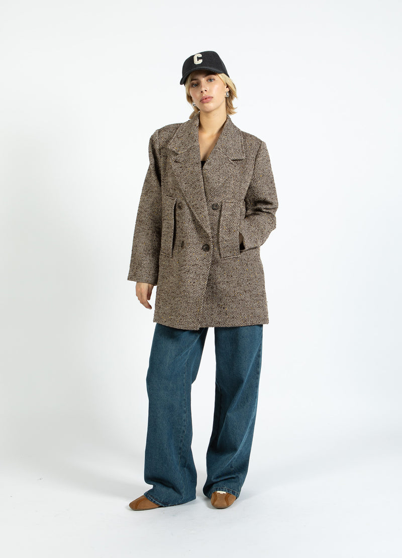 Coster Copenhagen ULDJAKKE Outerwear Graphic tweed - 998