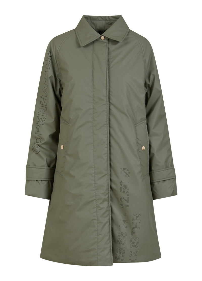 Coster Copenhagen  VINTER REGNJAKKE Outerwear Dusty green - 465