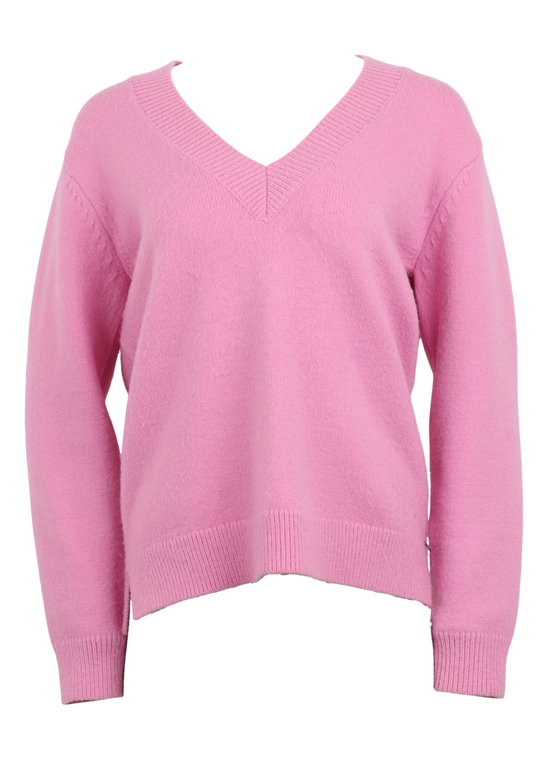 PRE-LOVED STRIK MED V-HALS - Candy pink