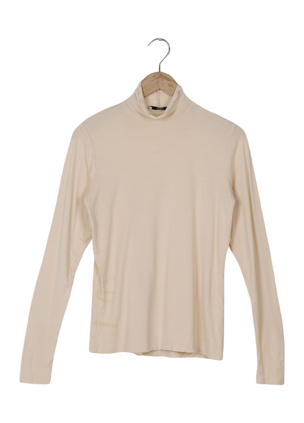 PRE-LOVED CC HEART SOFIA RULLEKRAVEBLUSE - Creme