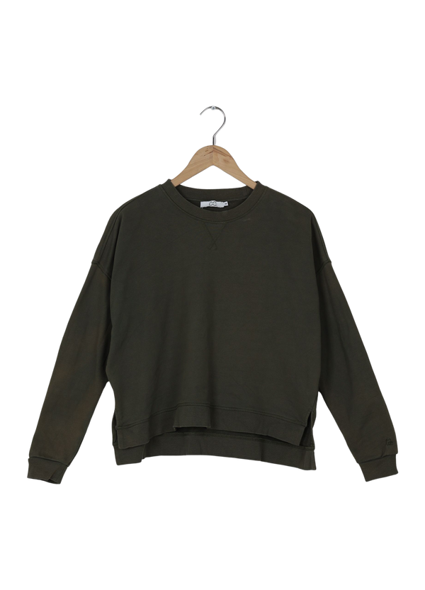 PRE-LOVED CC HEART CASUAL SWEATSHIRT - ØKOLOGISK BOMULD - Hunter Green