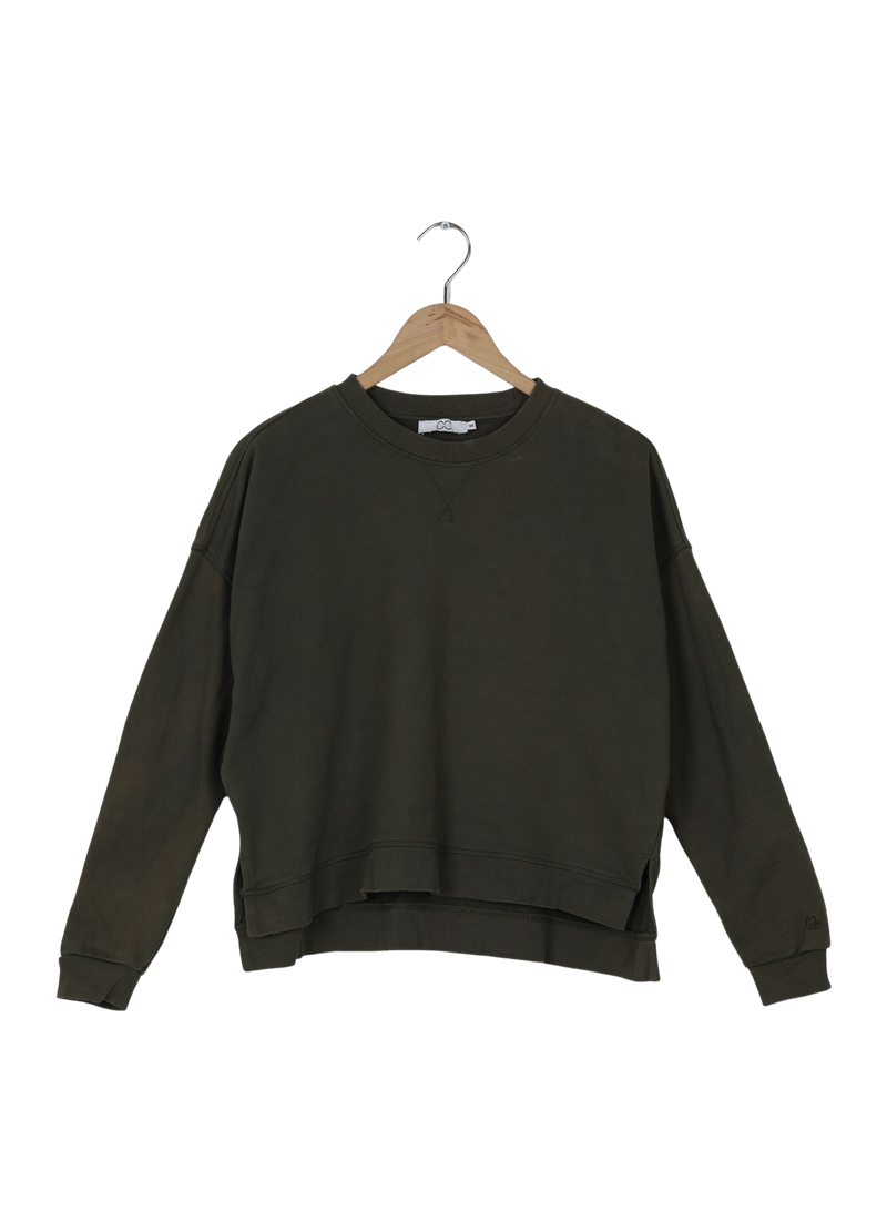 PRE-LOVED CC HEART CASUAL SWEATSHIRT - ØKOLOGISK BOMULD - Hunter Green