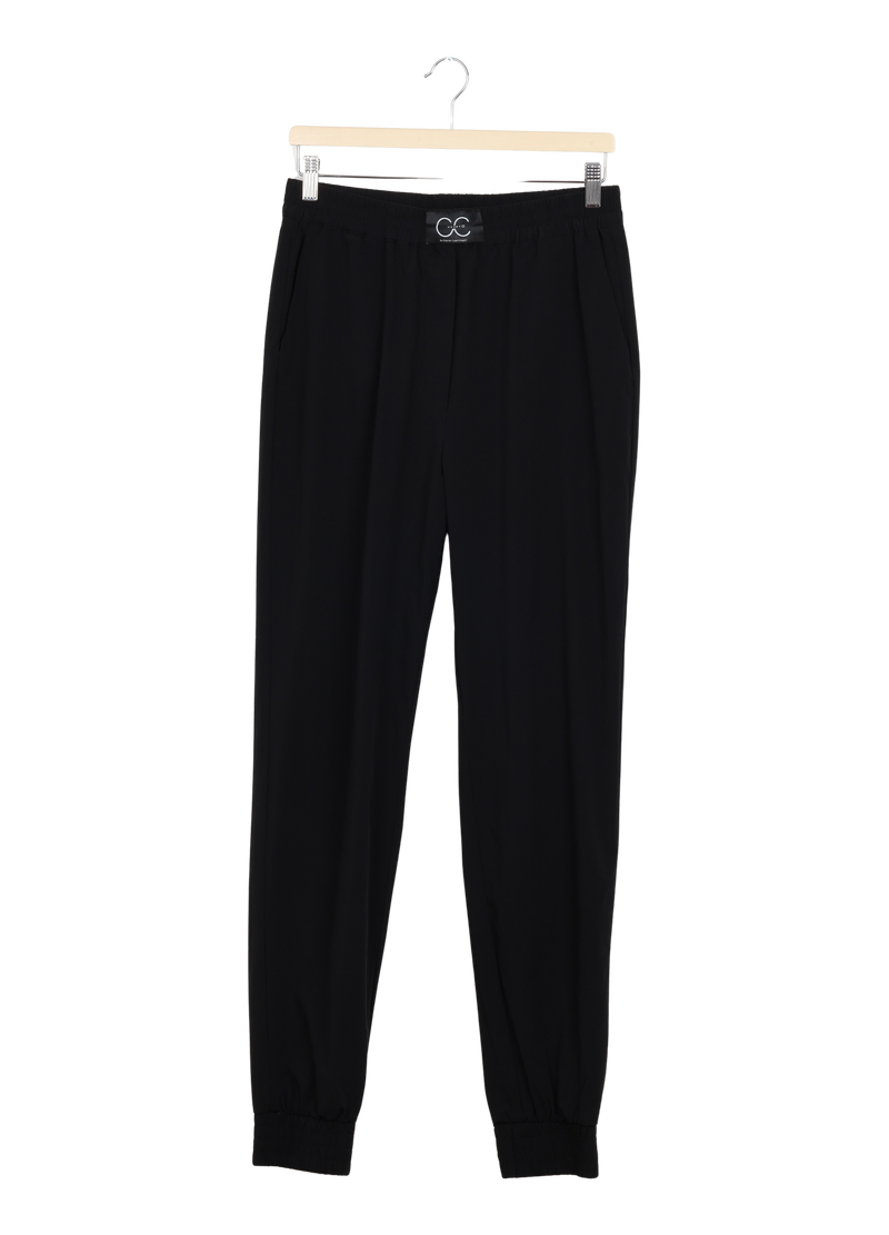 PRE-LOVED CC HEART JOSIE TRACK PANTS - Black