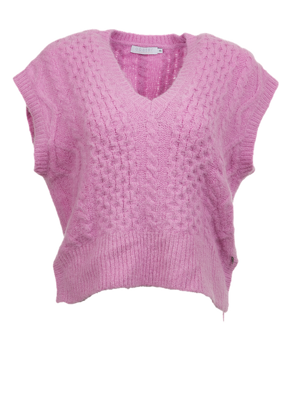PRE-LOVED VEST M. KABEL STRIK - Bubble Gum