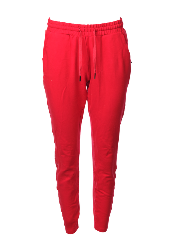 PRE-LOVED SWEATPANTS I EN COATED FINISH  - Haute red