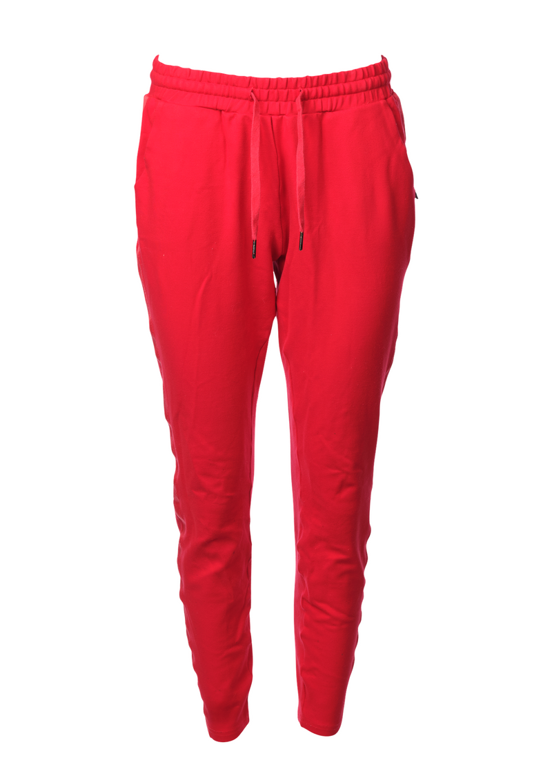 PRE-LOVED SWEATPANTS I EN COATED FINISH  - Haute red