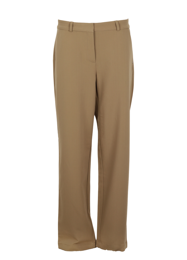 PRE-LOVED Pants w. press fold - Desert sand