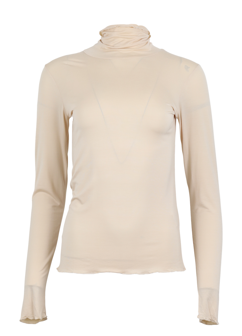 PRE-LOVED CC HEART TOP M. RULLEKRAVE  - Creme