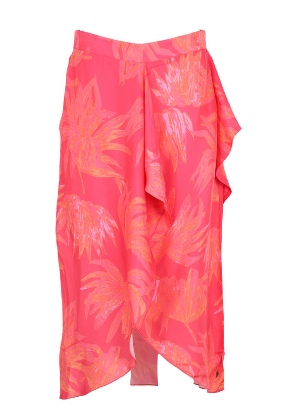 PRE-LOVED NEDERDEL I HYPER TROPIC PRINT - Hyper tropic print  - Puffy pink