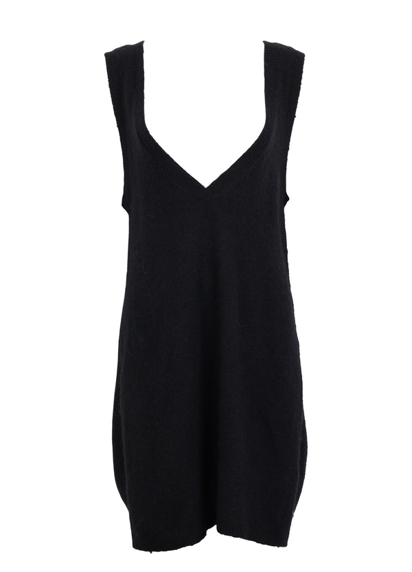 PRE-LOVED Black knit dress - Black
