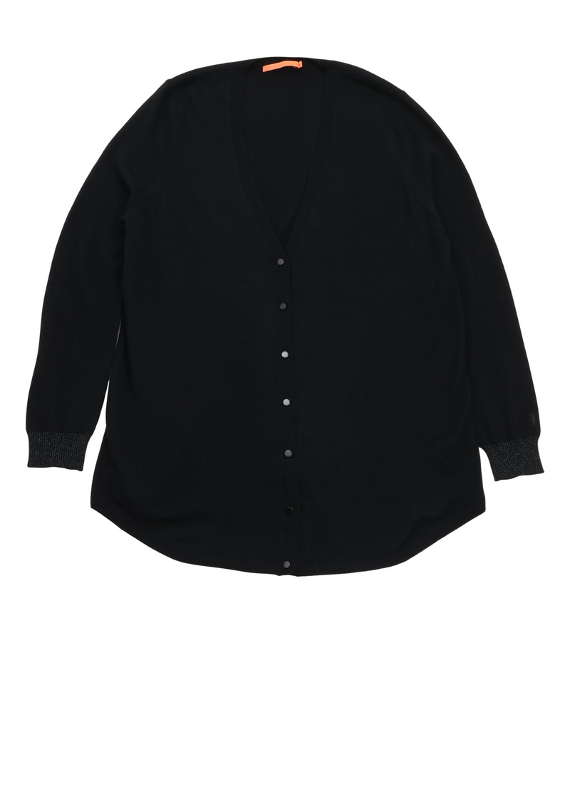 PRE-LOVED CC Heart long cashmere cardigan (B0013) - 502
