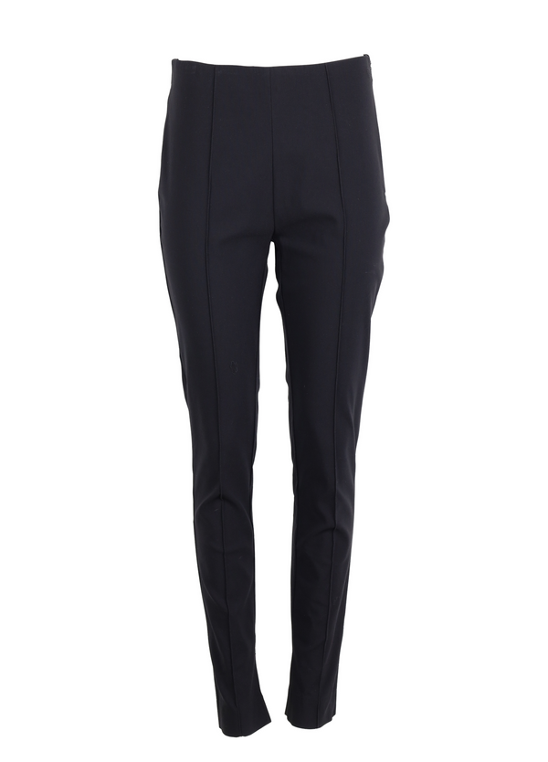 PRE-LOVED CC HEART STRÆKBARE BUKSER M. LIGE BEN  - Black