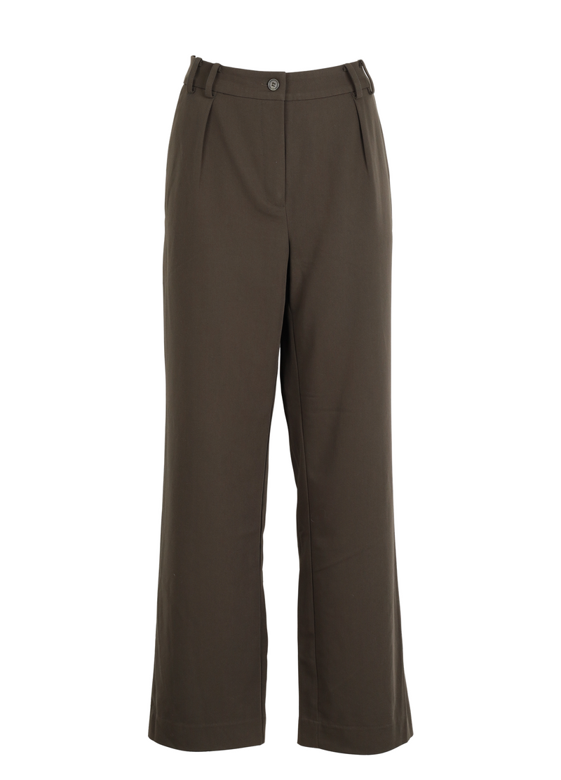 PRE-LOVED BREDE BUKSER  -  Ivy green