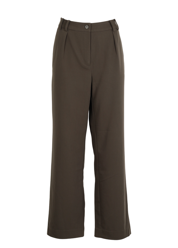 PRE-LOVED BREDE BUKSER  -  Ivy green