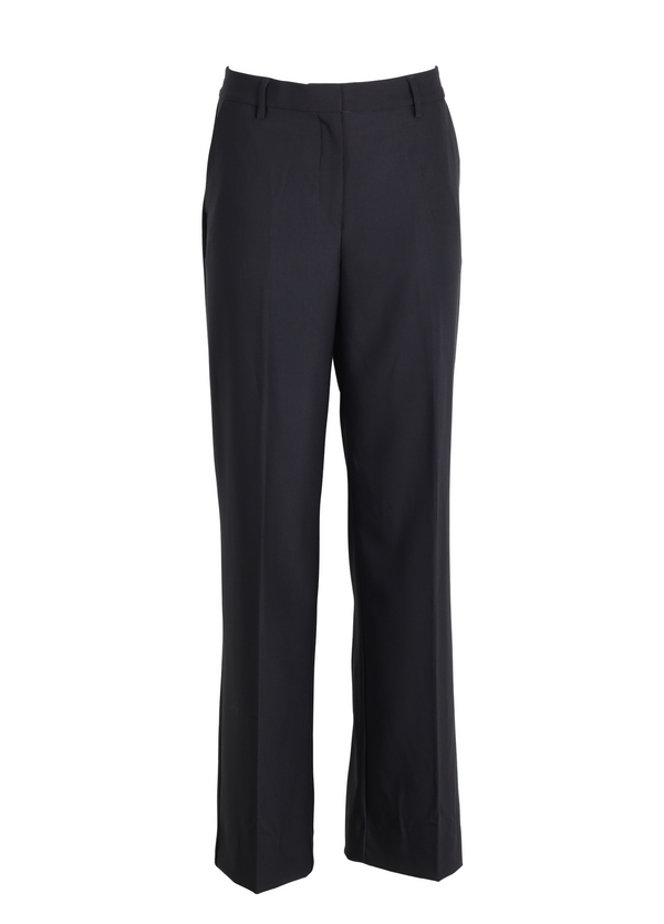 PRE-LOVED BREDE BUKSER - PETRA FIT  - Black