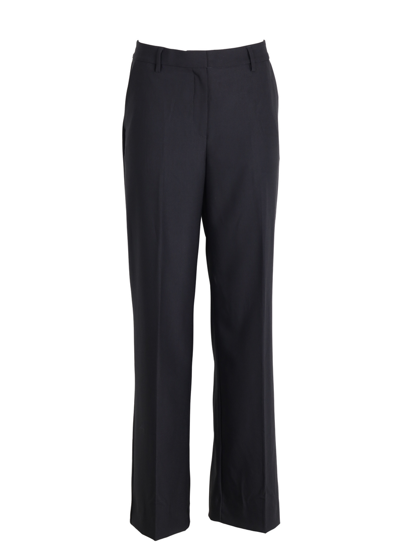 PRE-LOVED BREDE BUKSER - PETRA FIT  - Black