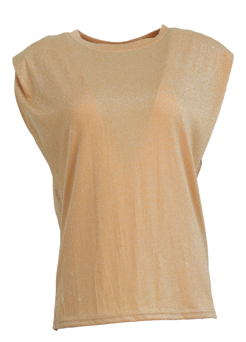PRE-LOVED TOP M. GLIMMER  - Gold