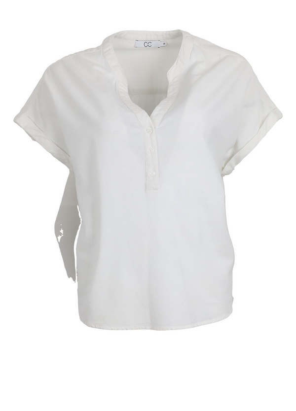 PRE-LOVED CC HEART TOP I HØR  - White