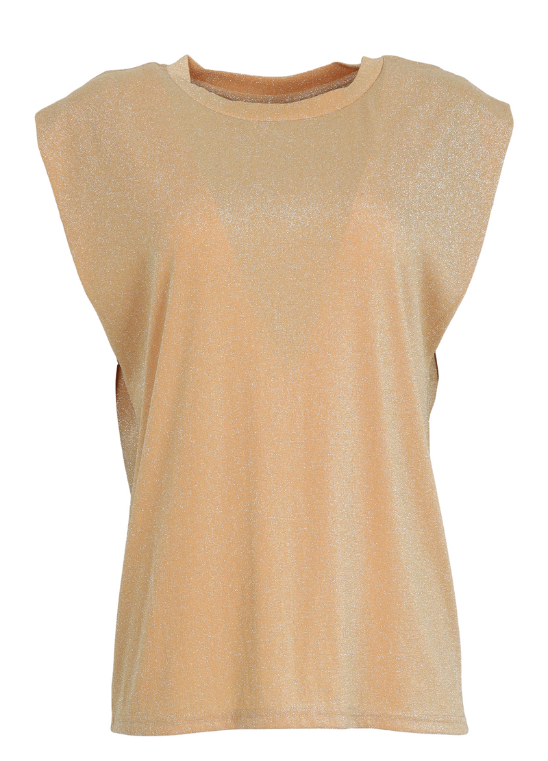 PRE-LOVED TOP M. GLIMMER  - Gold