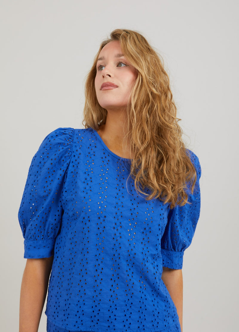 CC Heart CC HEART AMY TOP M. BRODERIE ANGLAISE Shirt/Blouse Electric blue - 578