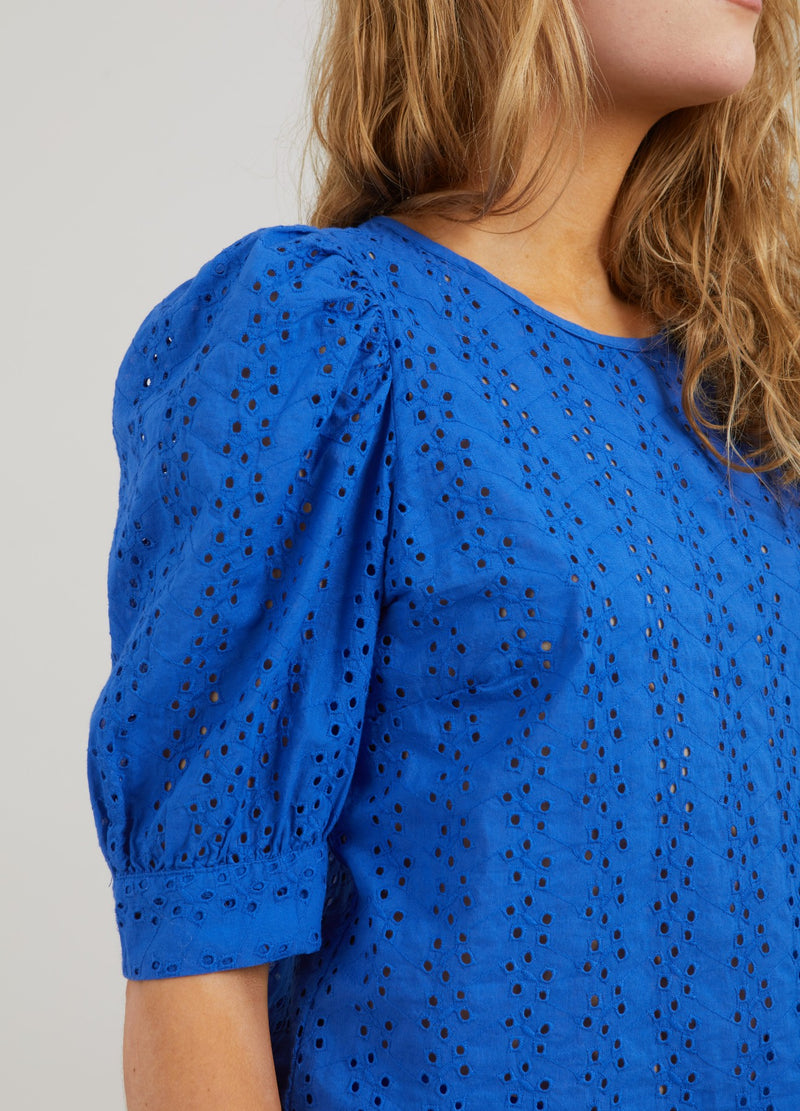 CC Heart CC HEART AMY TOP M. BRODERIE ANGLAISE Shirt/Blouse Electric blue - 578