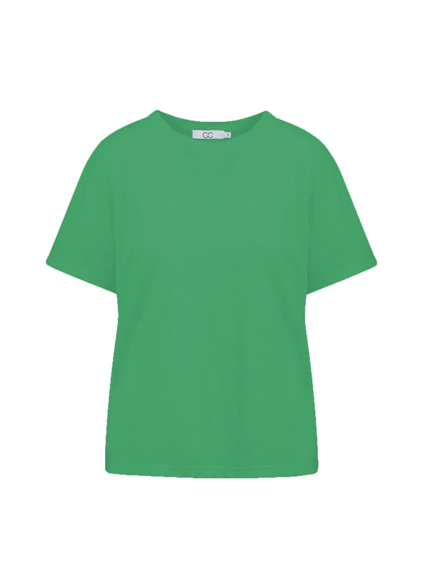 CC Heart CC HEART REGULÆR T-SHIRT T-Shirt Emerald green - 402