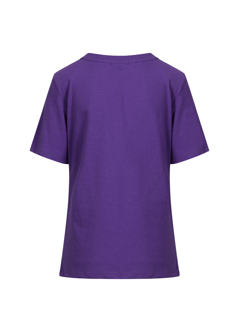 CC Heart CC HEART REGULÆR T-SHIRT T-Shirt Warm purple - 803
