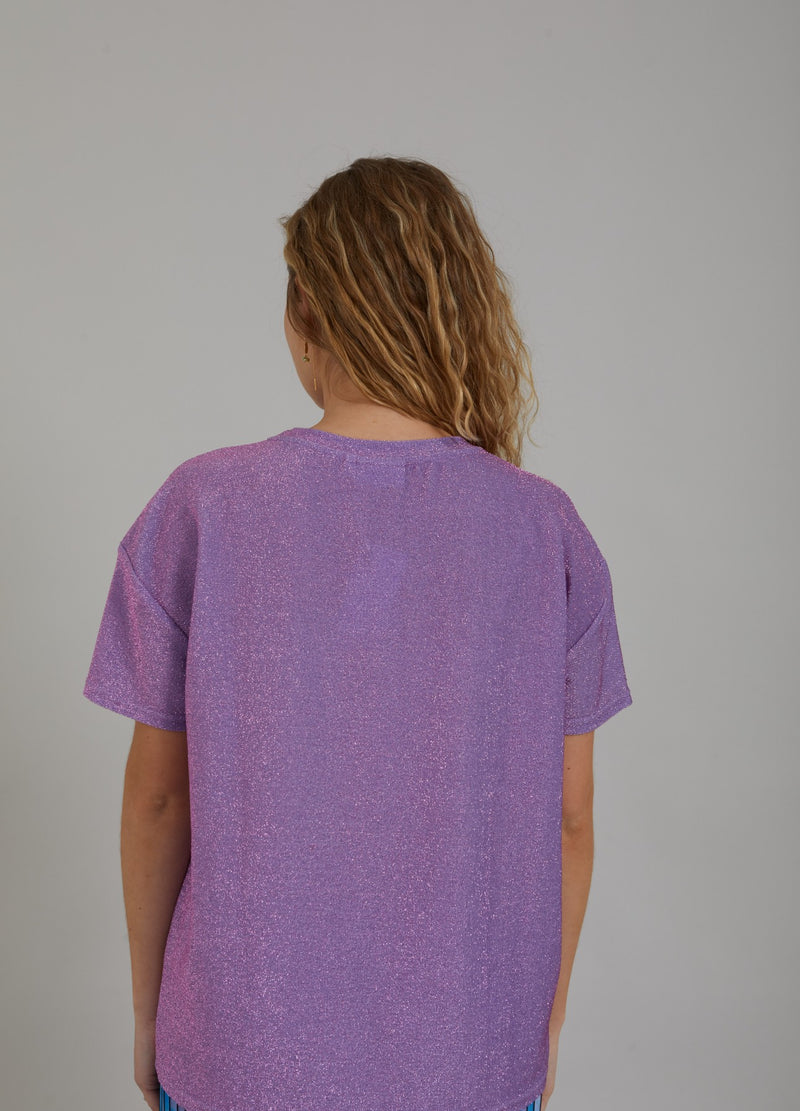 Coster Copenhagen GLIMMER TEE T-Shirt Shimmer lavender - 850