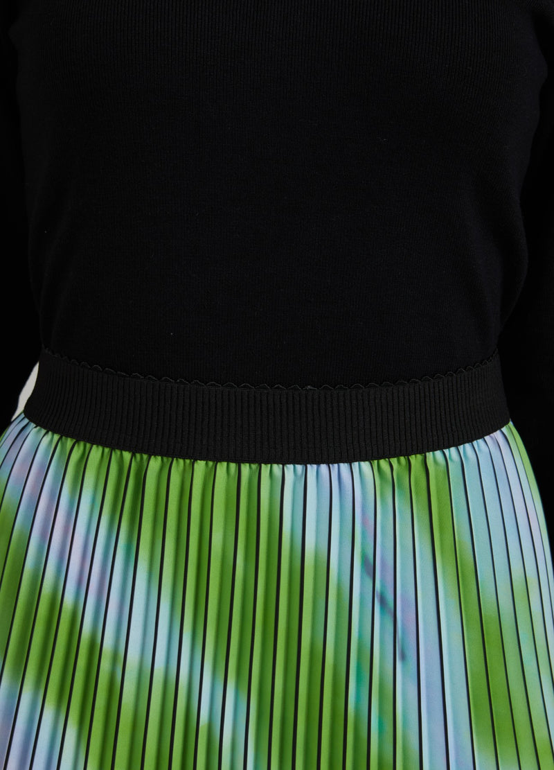 Coster Copenhagen PLISSERET NEDERDEL M. FADED STRIPE PRINT Skirt Faded stripe print - 903