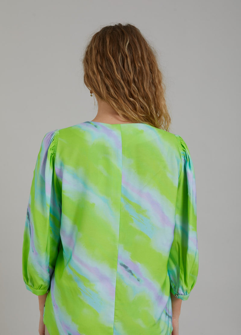 Coster Copenhagen SKJORTE M. FADED STRIPE PRINT Shirt/Blouse Faded stripe print - 903