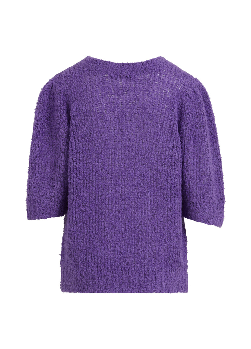 Coster Copenhagen STRIK MED PUFÆRMER Knitwear Warm purple - 846