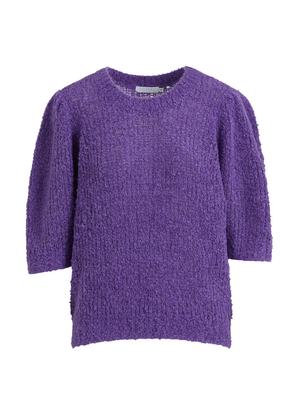 Coster Copenhagen STRIK MED PUFÆRMER Knitwear Warm purple - 846
