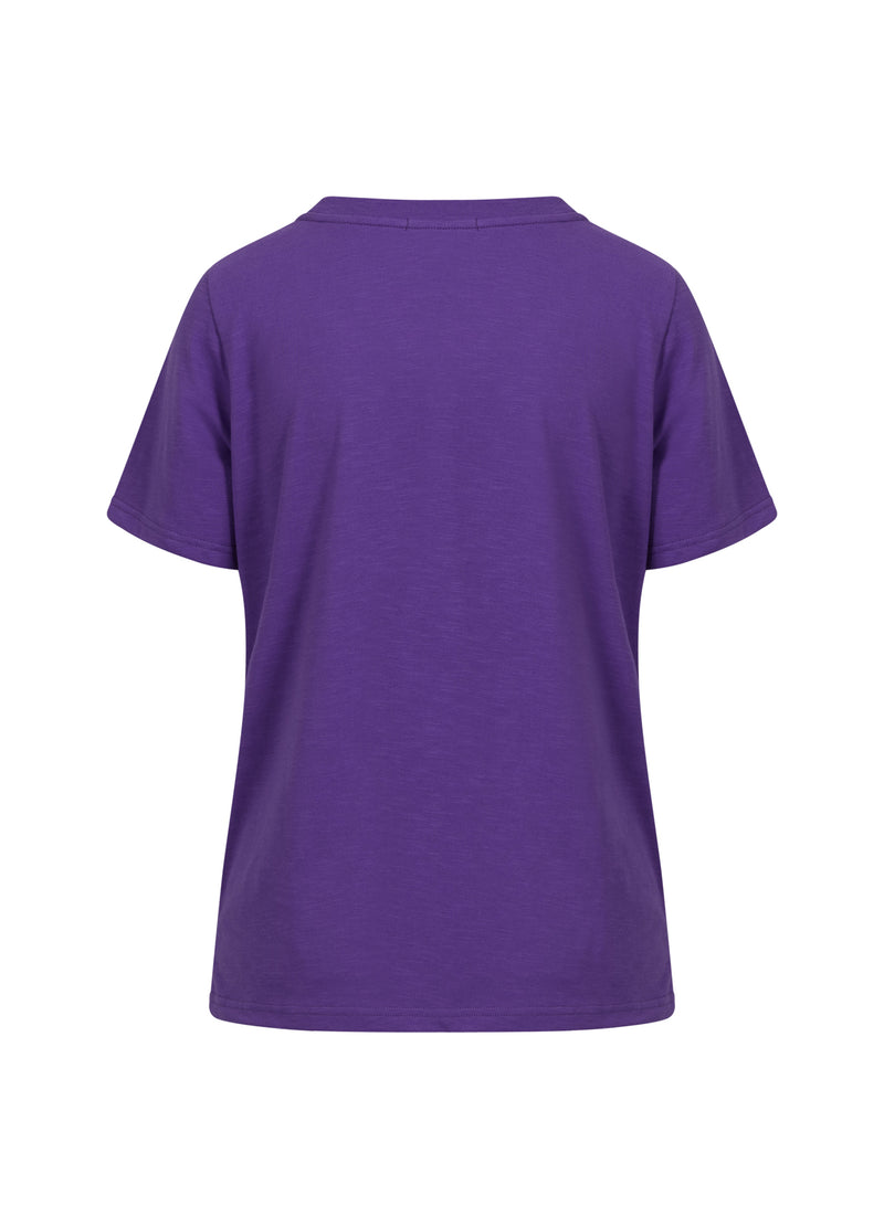 Coster Copenhagen T-SHIRT M. MUSHROOM PRINT T-Shirt Warm purple - 846