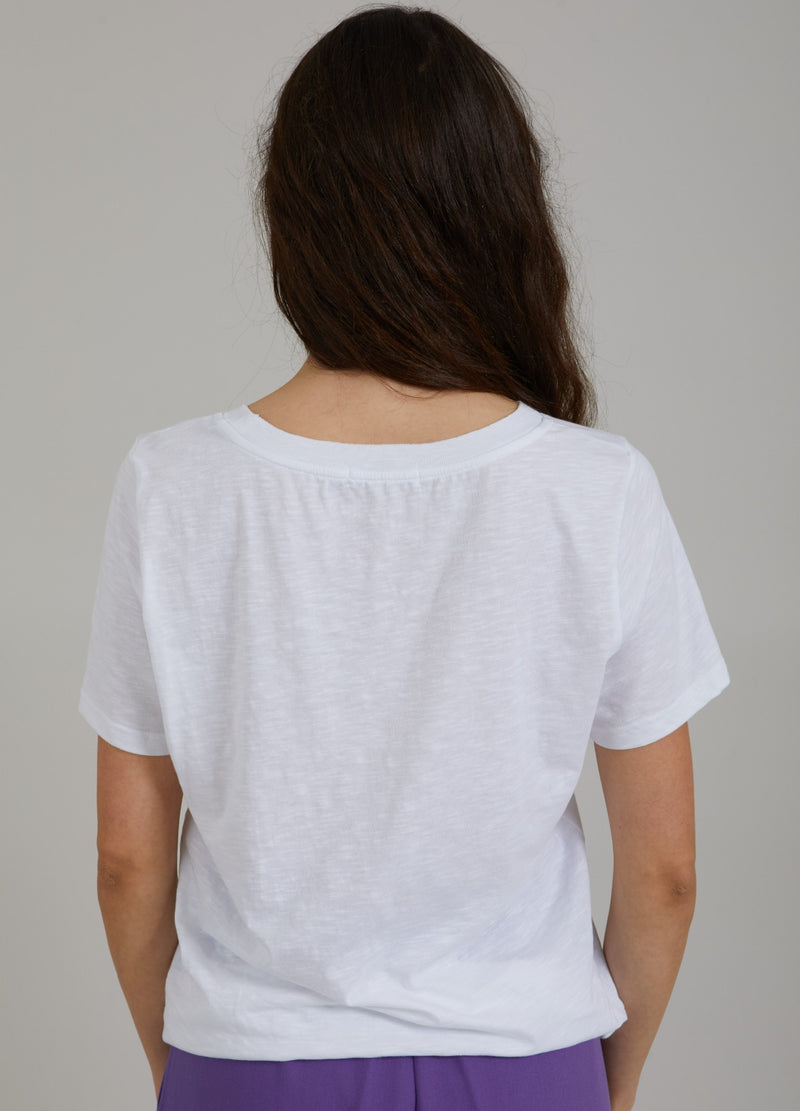 Coster Copenhagen T-SHIRT M. MUSHROOM PRINT T-Shirt White - 200