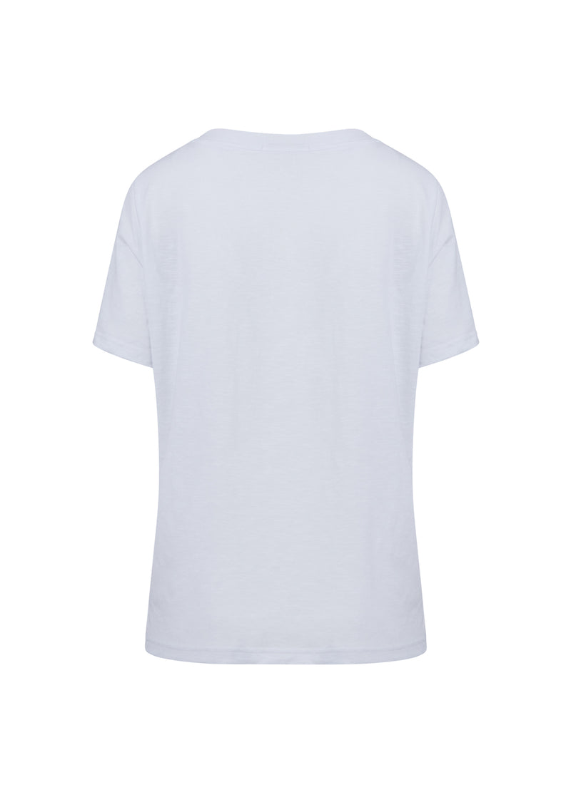 Coster Copenhagen T-SHIRT M. MUSHROOM PRINT T-Shirt White - 200