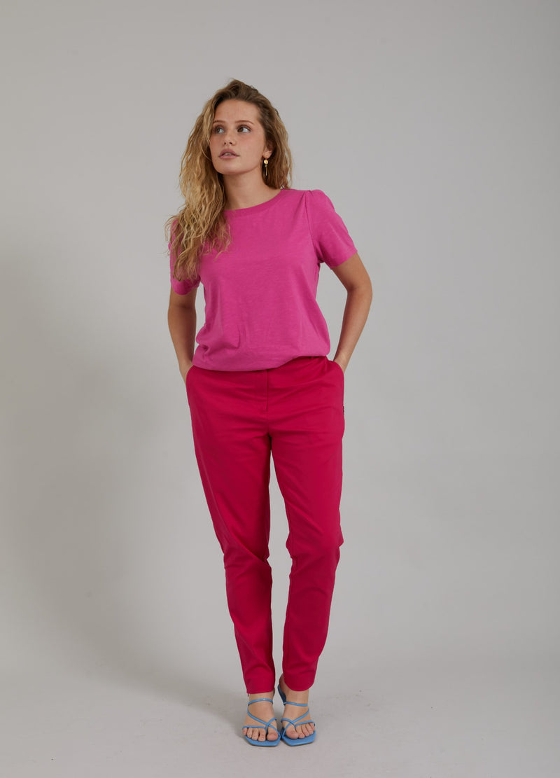 Coster Copenhagen T-SHIRT M. PRESSEFOLDER T-Shirt Raspberry pink - 648