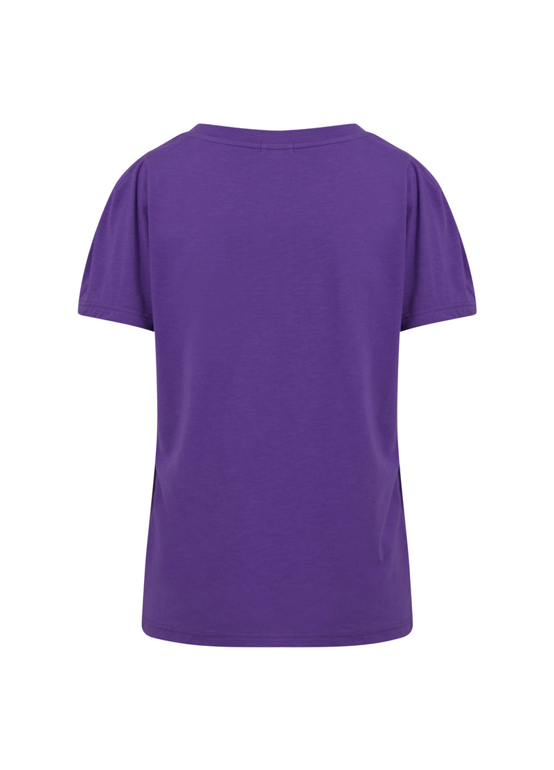Coster Copenhagen T-SHIRT M. PRESSEFOLDER T-Shirt Warm purple - 846