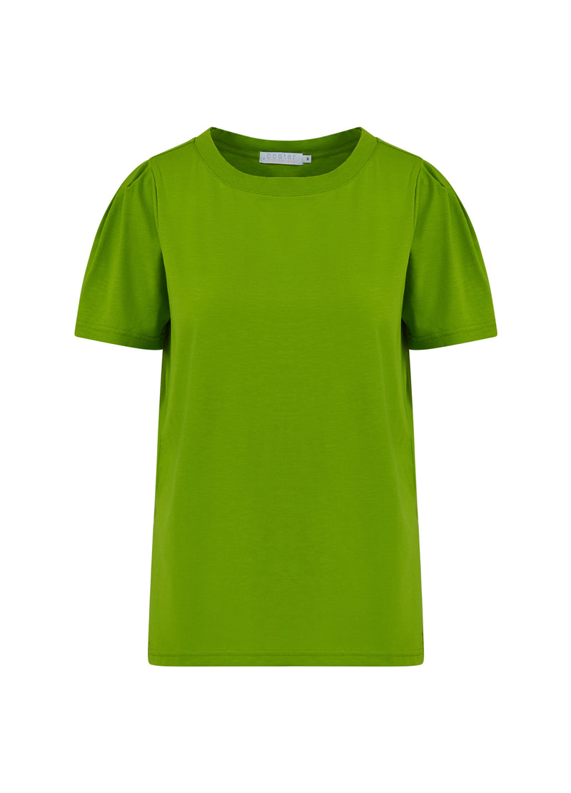 Coster Copenhagen T-SHIRT M. PRESSEFOLDER T-Shirt Flashy green - 459